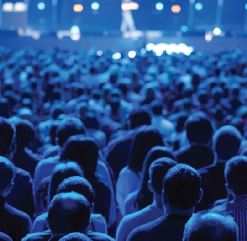 Photo of attendees at an event