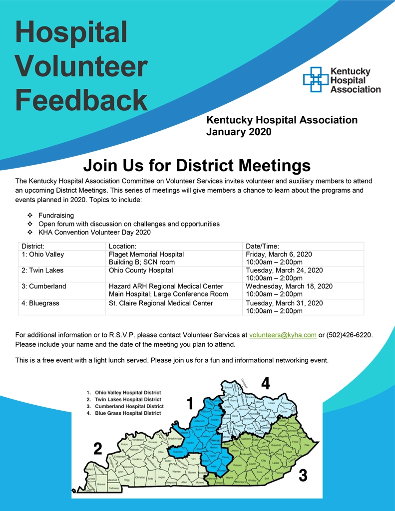 KHA Committee on Volunteer Services Newsletter