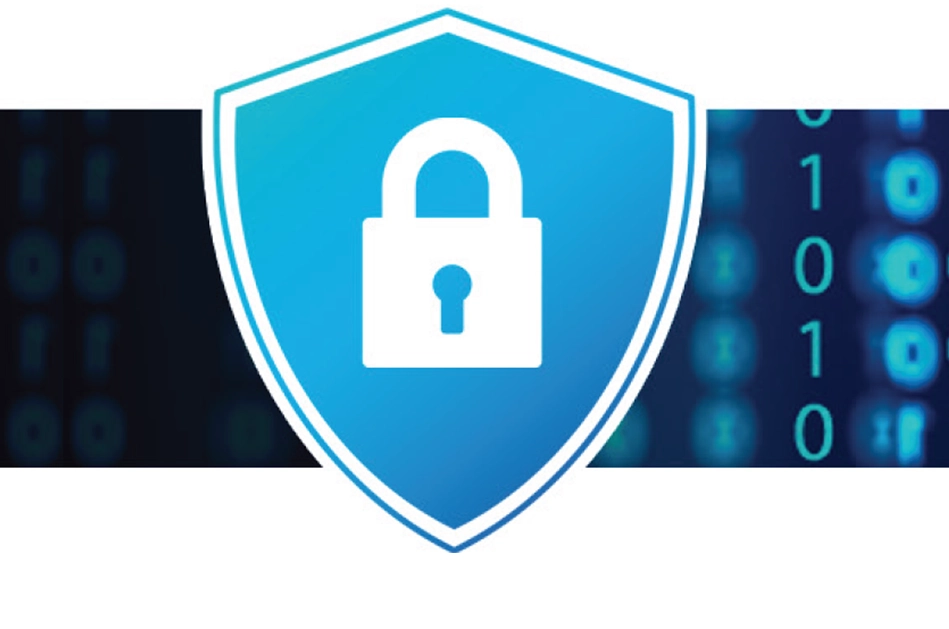 Illustration of padlock representing cybersecurity
