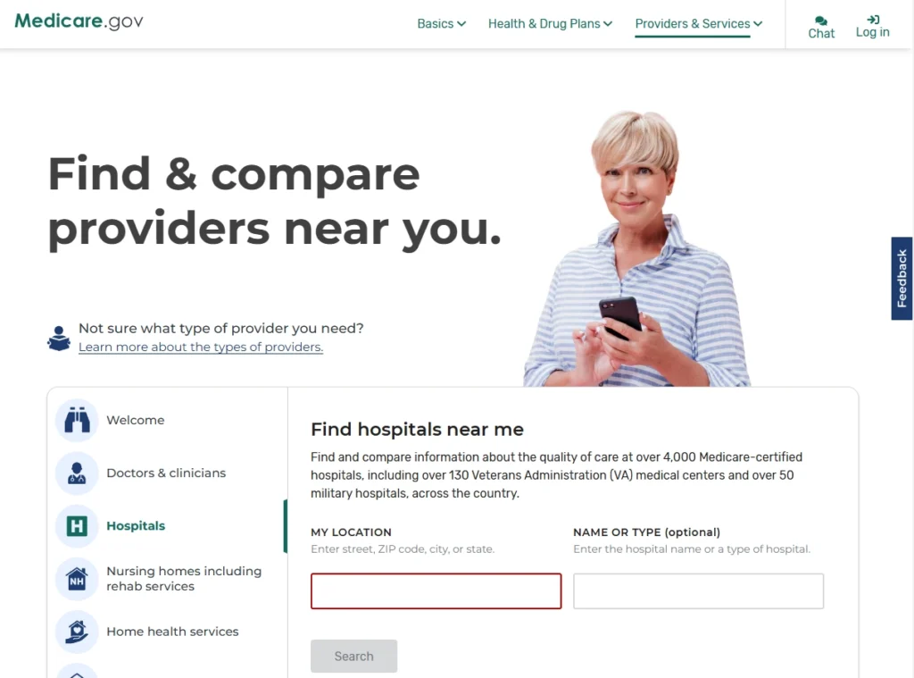 Care Compare screenshot