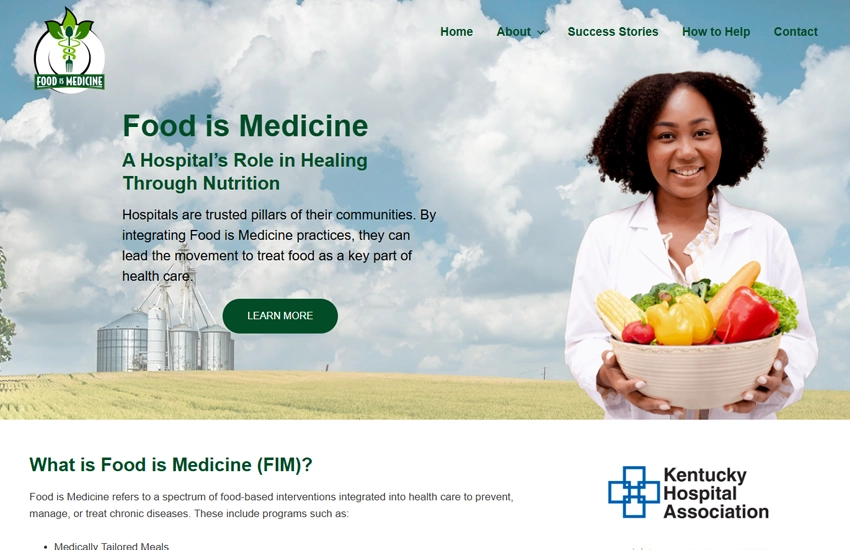 Food is Medicine website