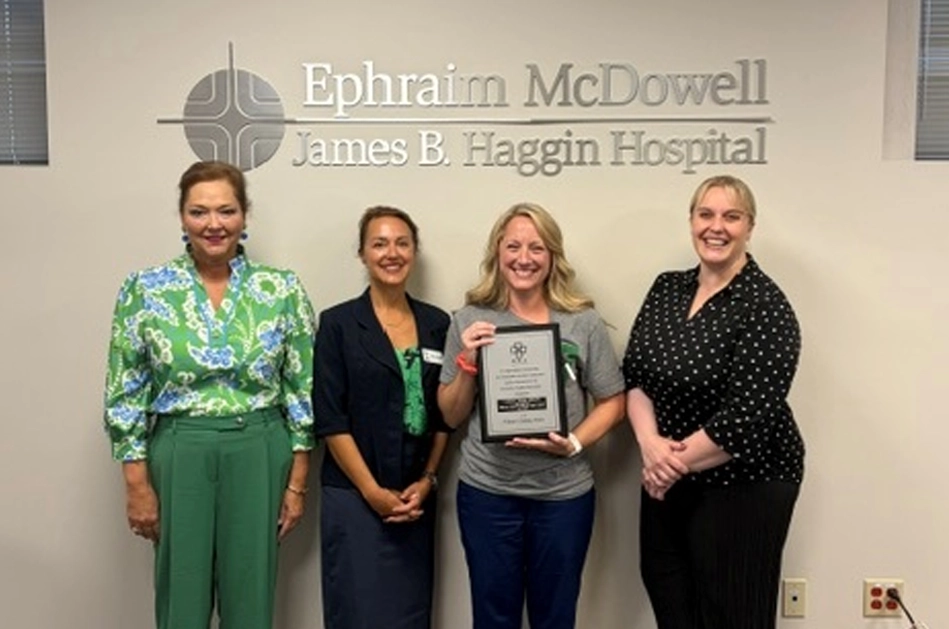 KHA Patient Safety Hero, Lindsay Taylor, Unit Facilitator of Ephraim McDowell James B Haggin Hospital
